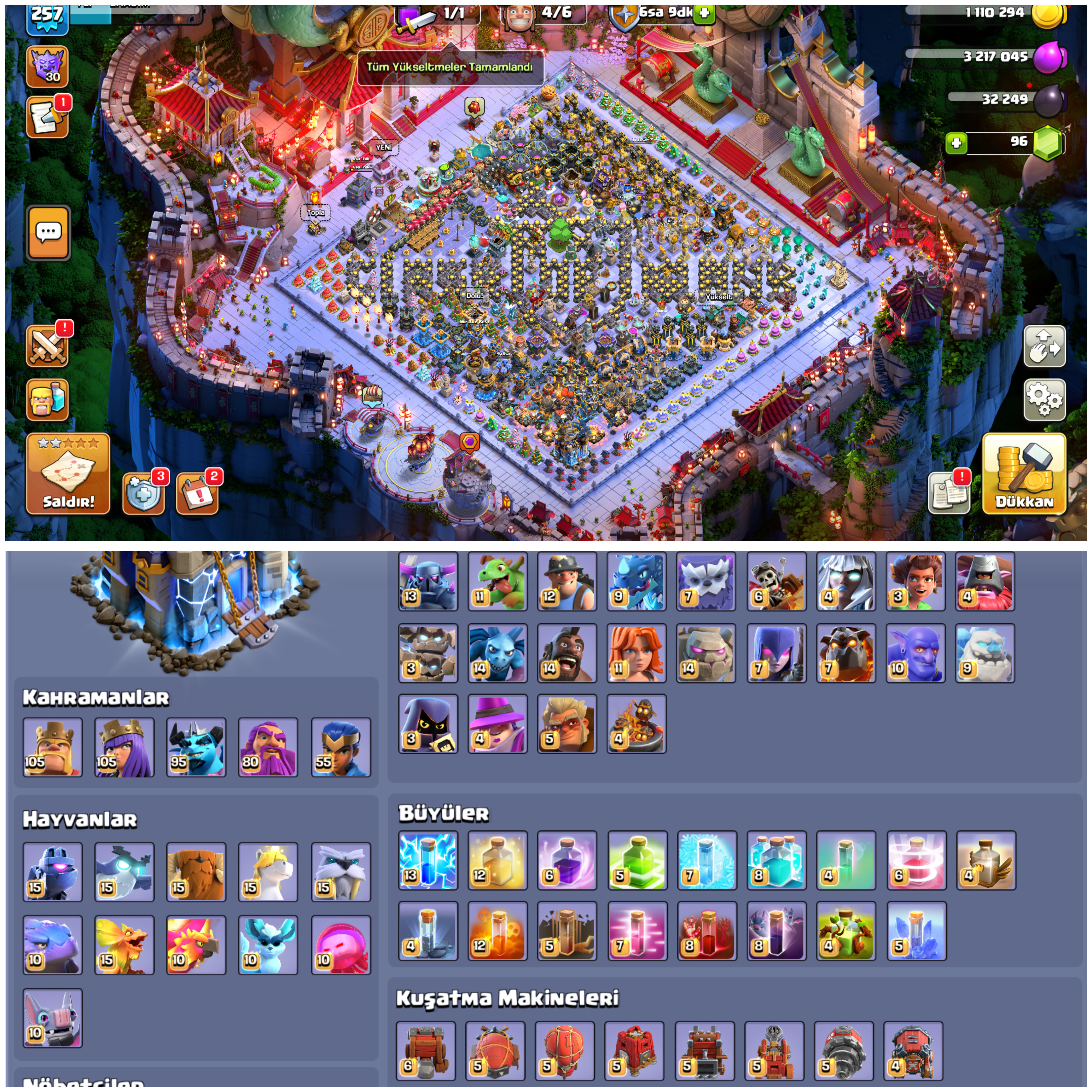 TH18⚡️COC | • DÜNYANIN EN İYİSİ !! 200 KOSTÜM !